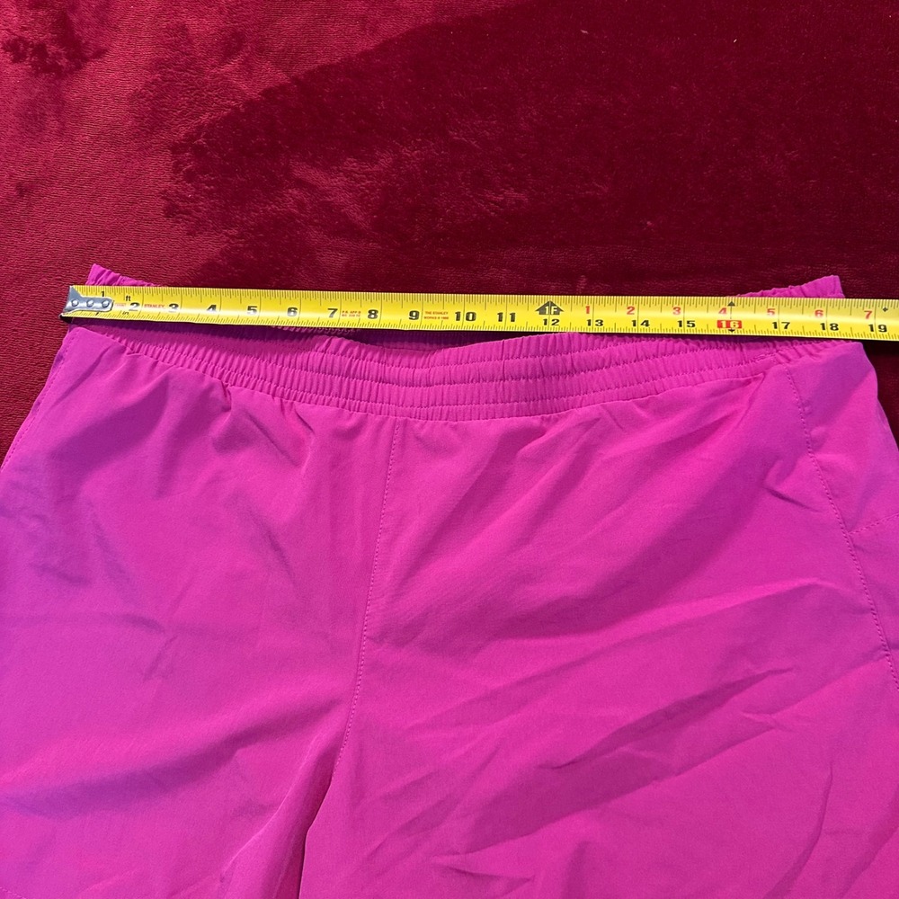 Columbia Womens Pink Active Running Hiking Shorts XL Drawstring Built-in Liner - Picture 4 of 7